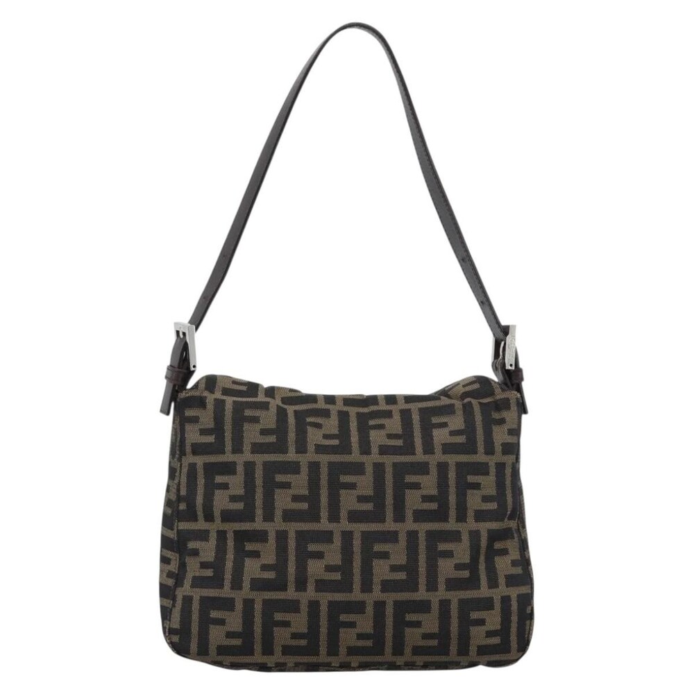 Fendi Zucca Mamma Baguette Shoulder Bag Brown